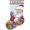 Design Works Counted Cross Stitch Stocking Kit 17" Long-Santa & Kitten